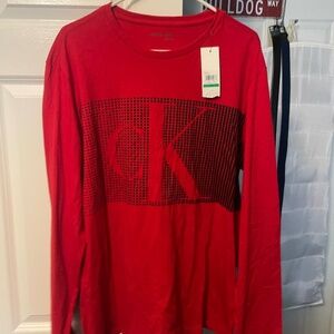 Mens Calvin Klein Long Sleeve T-Shirt